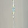 Natural crystal sea blue treasure woven design bracelet