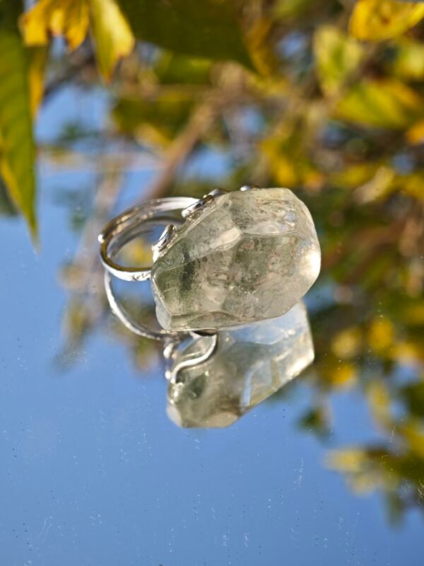 Green Ghost Crystal Ring