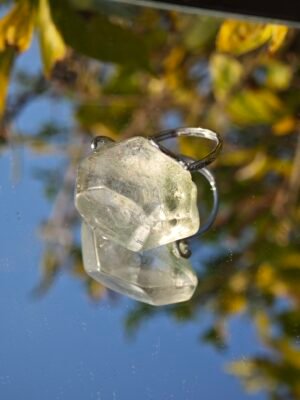 Green Ghost Crystal Ring