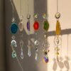 Suncatcher Original Stone Agate Lighting Pendant Crystal Sun Catcher Prism Ball Decoration Manufacturing Rainbow