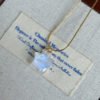 Hand-made glowing little star blue moonlight necklace